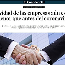 La actividad de las empresas an es un 60% menor que antes del coronavirus